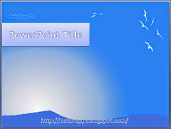 powerpoint nature ocean template presentation sea background ppt sky natural waves theme themes templates backgrounds 2007 wave cartoonmania