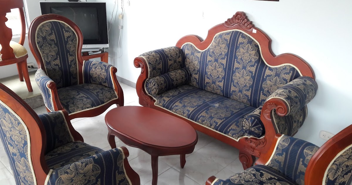 Muebles Antiguos JUEGO DE SALA ISABELLINA