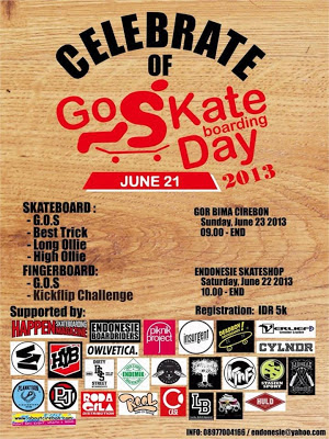 Celebrate Of Go Skate Boarding Day