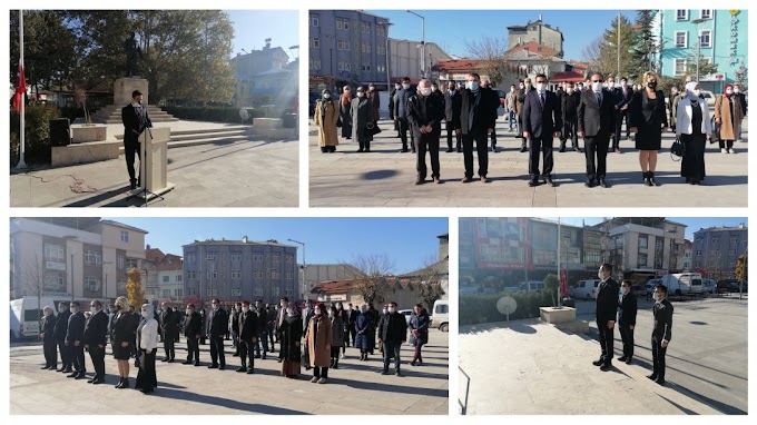 Bozkır'da 24 Kasım Öğretmenler günü kutlandı.