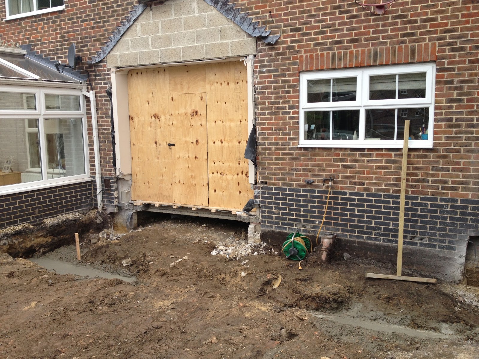 The Mallow House Extension House Extension Concrete Pad Foundations