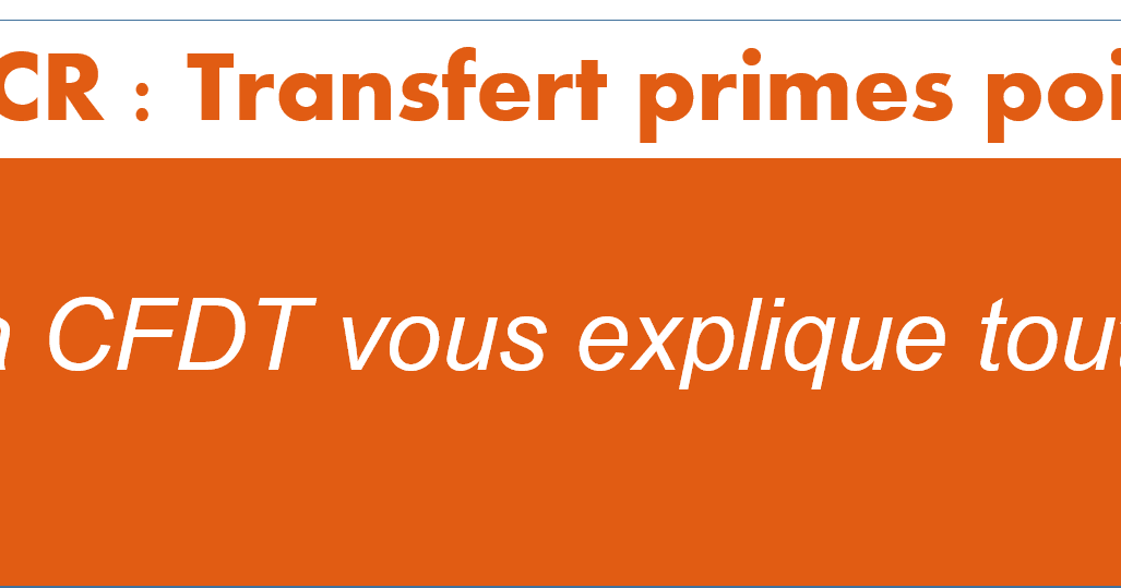 CFDT COMMUNAUX 62 TRANSFERT PRIME POINT