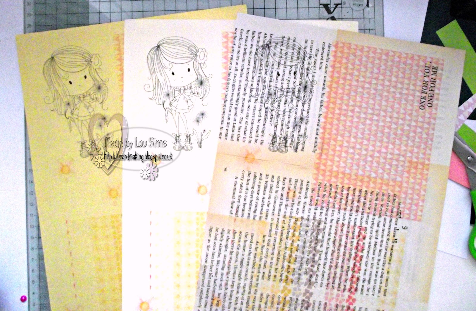 Printing on to book pages