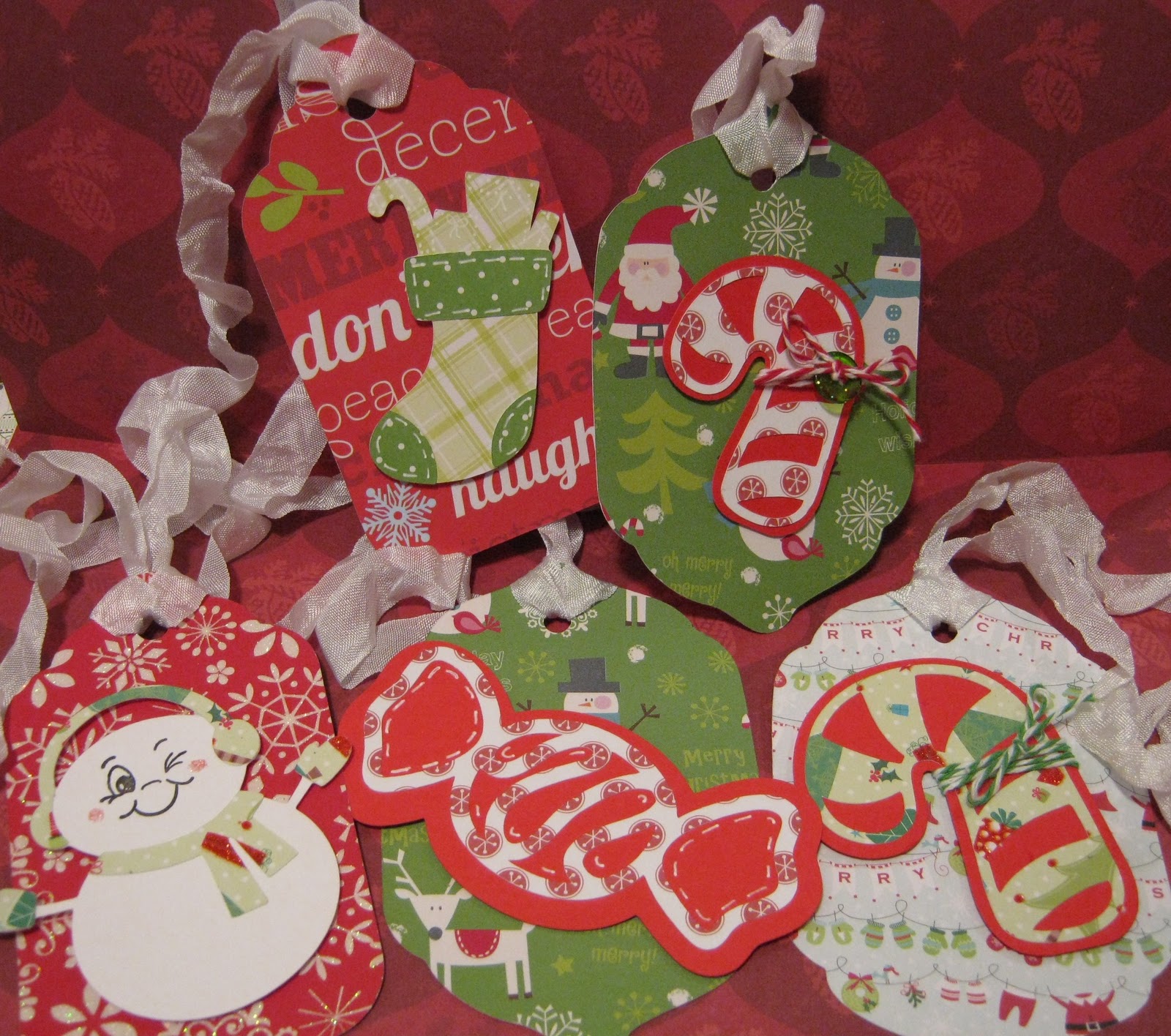 Just B Creative Crazy Christmas Bag Gift Tags