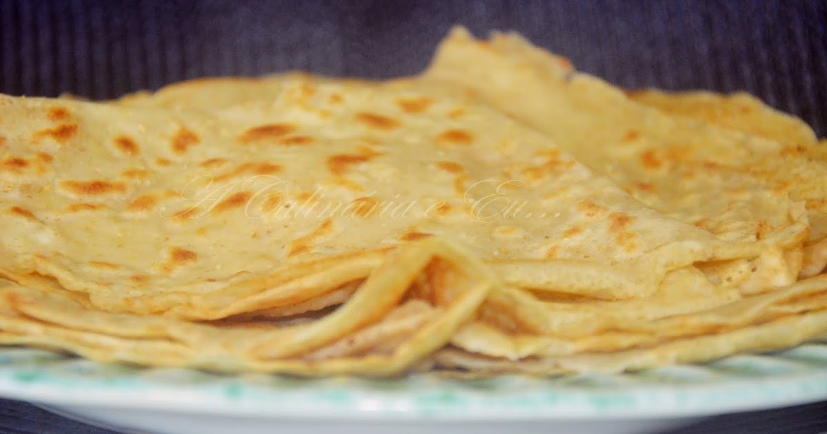 Crêpes Vegan Sem Glúten