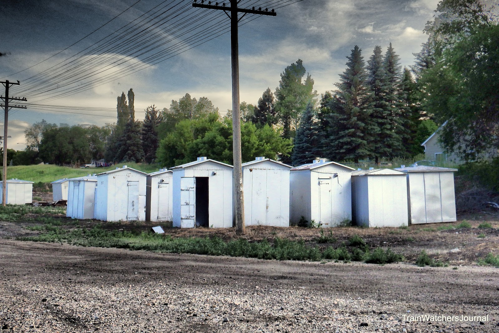 TrainWatchersJournal McCammon, Idaho Signal Box Graveyard