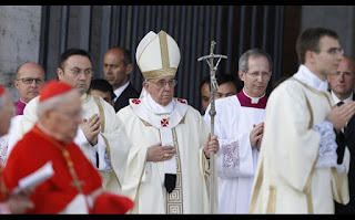 Pope Francis at Corpus Christi
