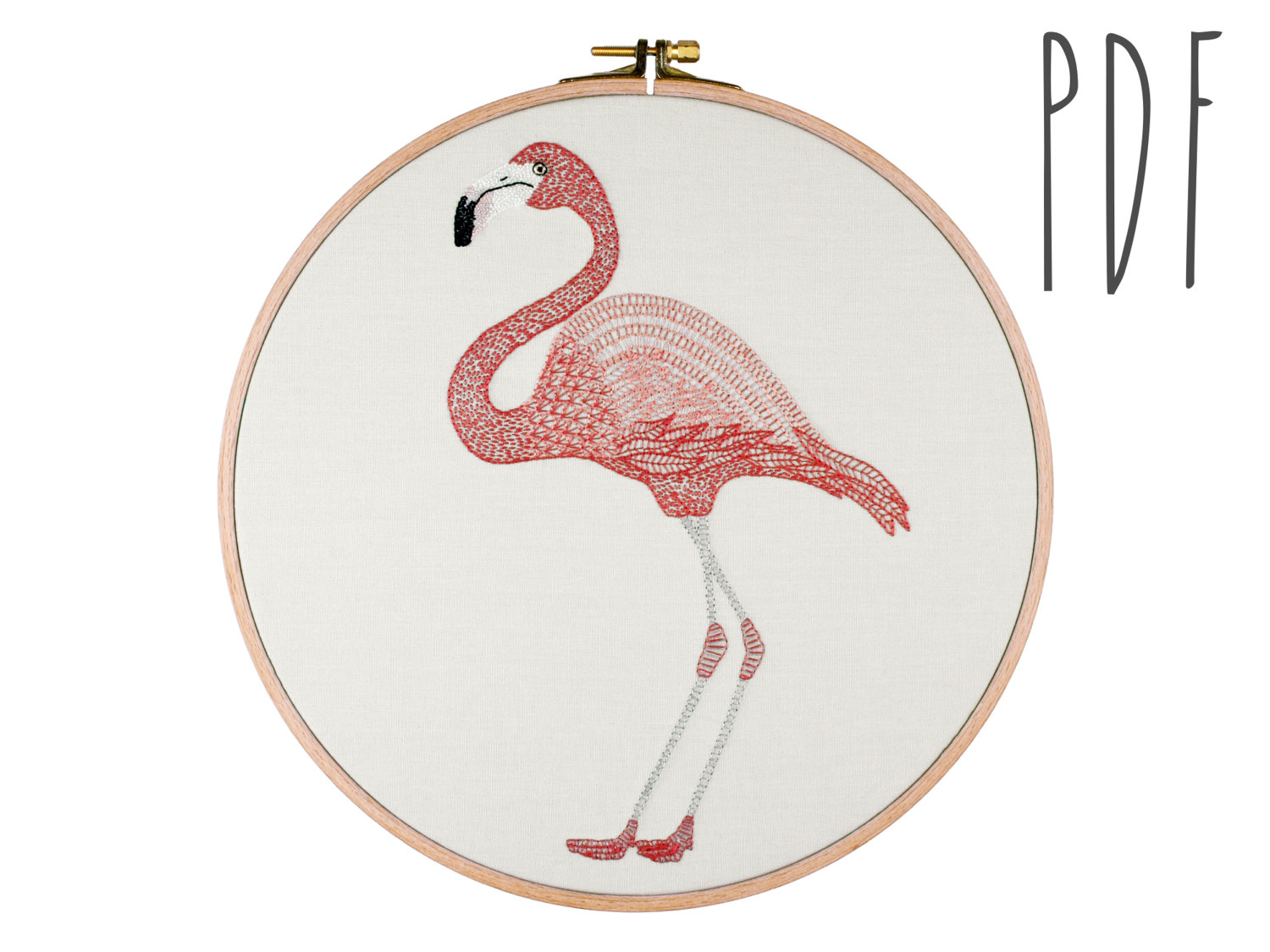 Flamingo pattern by Mirka Döring on Etsy