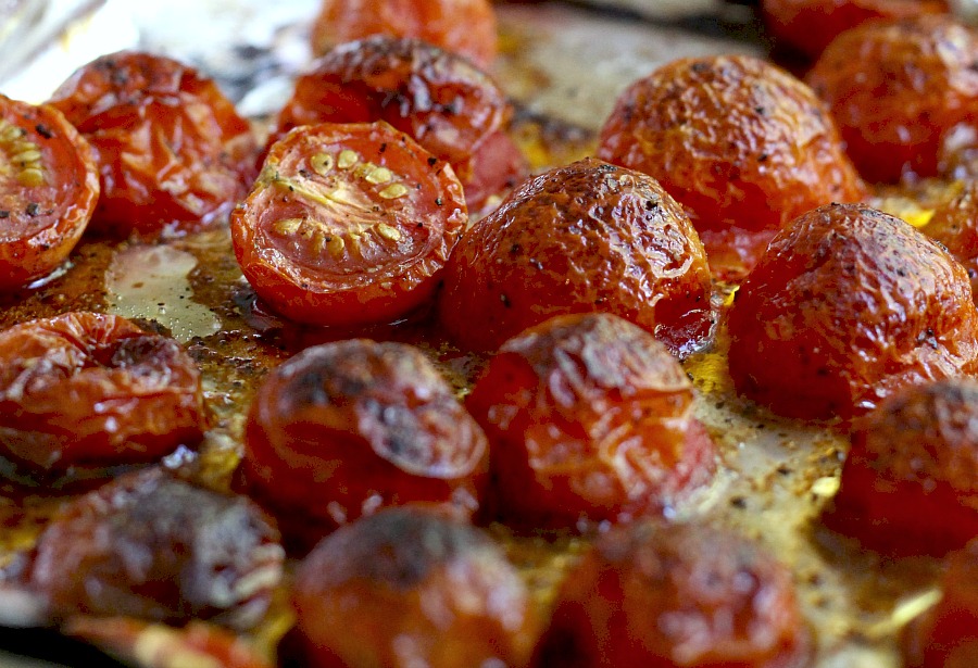 London, England Jamie Oliver Inspired Roasted Cherry Tomato Bruschetta