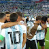 Em jogo sofrido, Argentina consegue a classificação na Copa