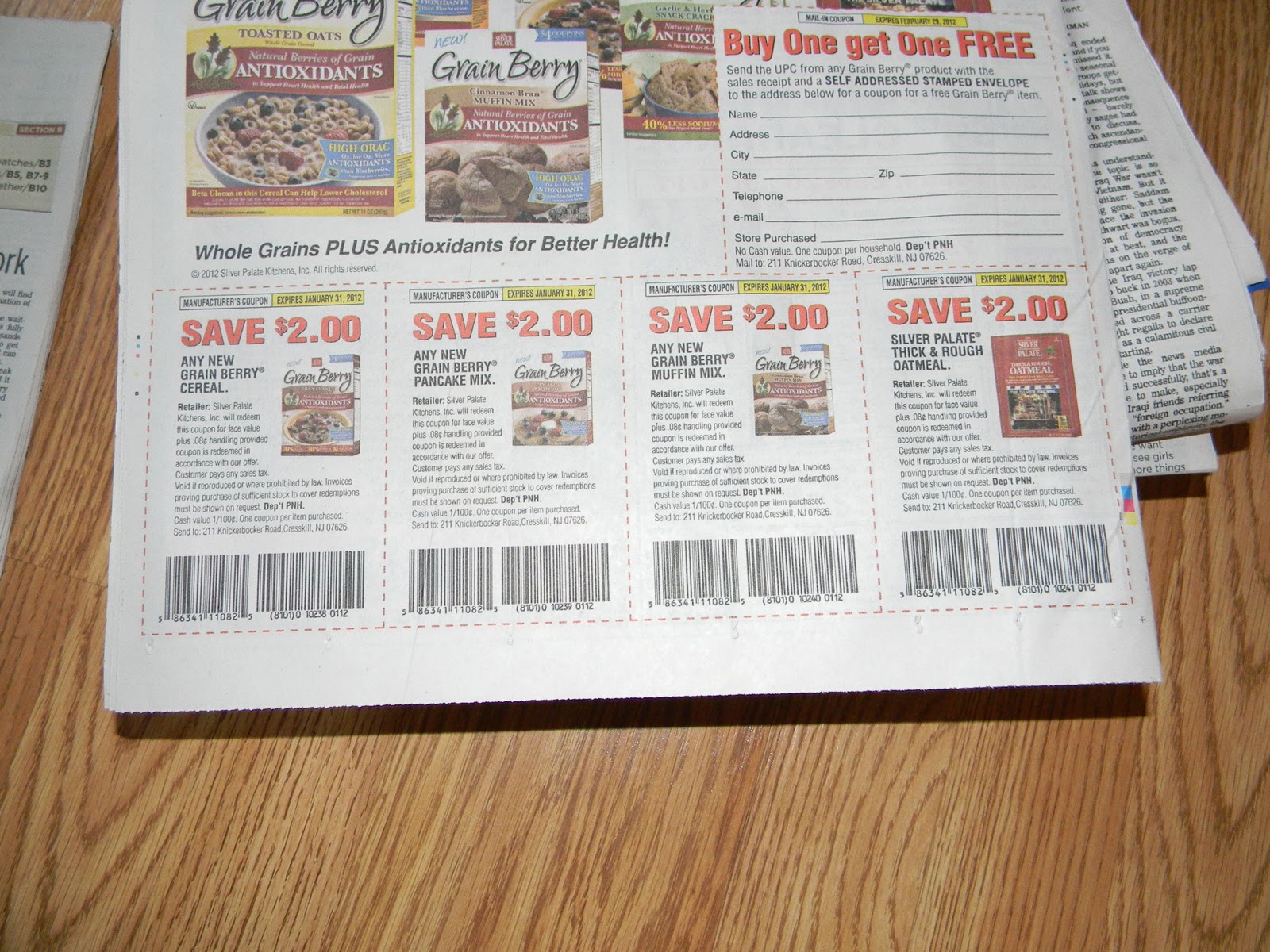 Coupon Maineiacs STOP! Coupons in Section A of the Maine Sunday Telegram!