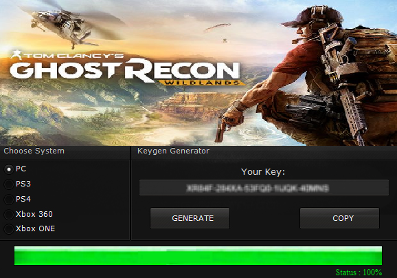 Ghost Recon Wildlands Key Generator