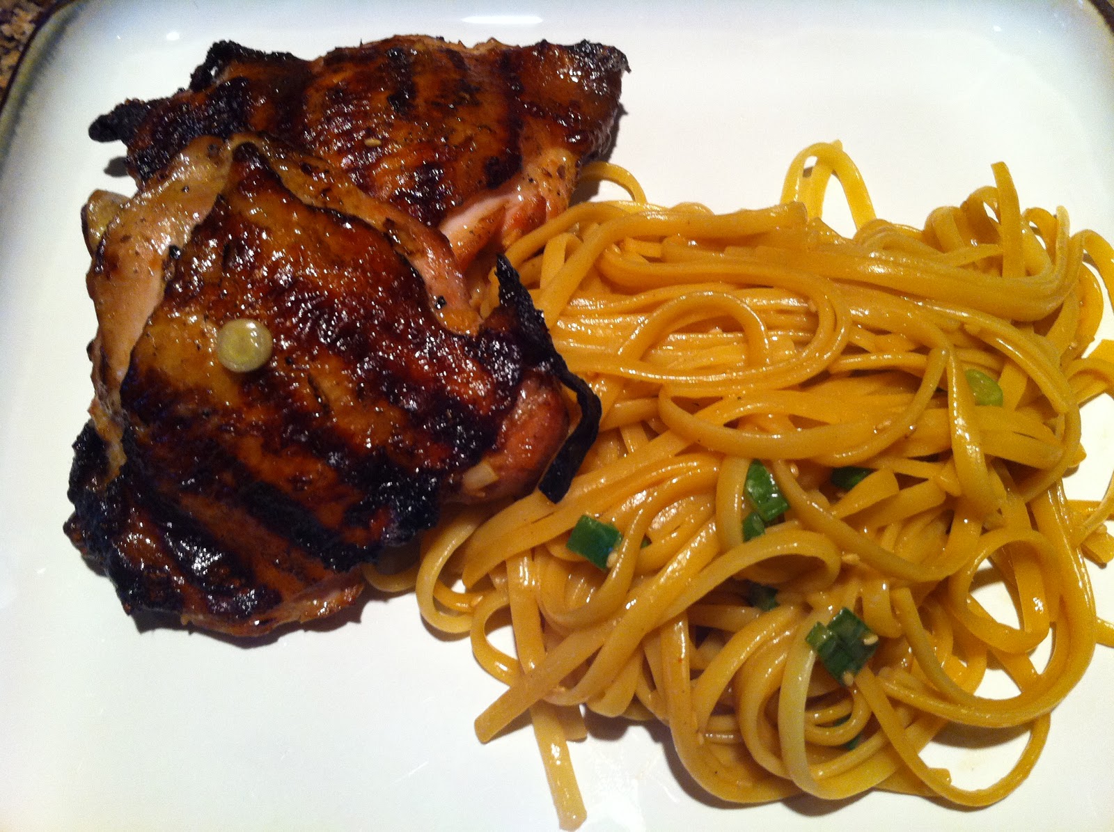 Food! Our Heritage! Dirty P's GarlicGinger Chicken Thighs & Sesame