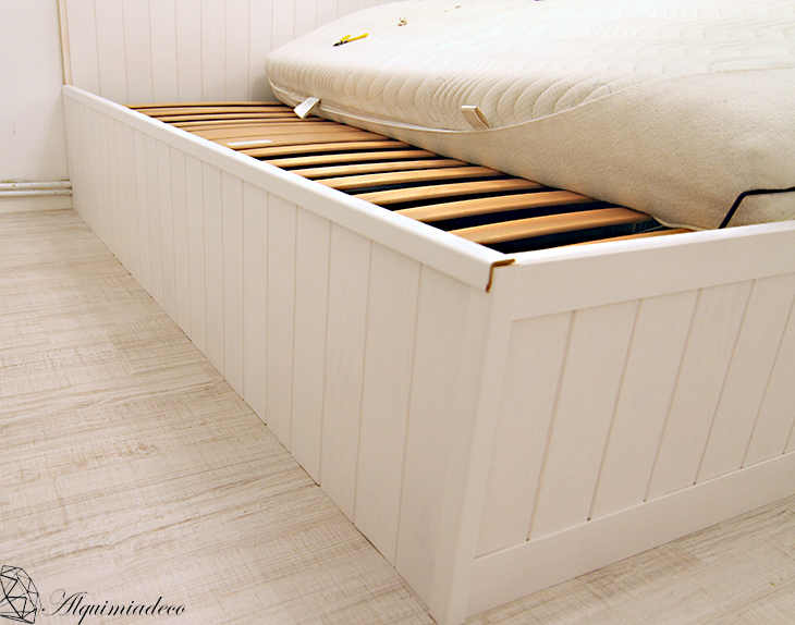 DIY: Mi nueva cama hecha con friso de pared - A l q u i m i a