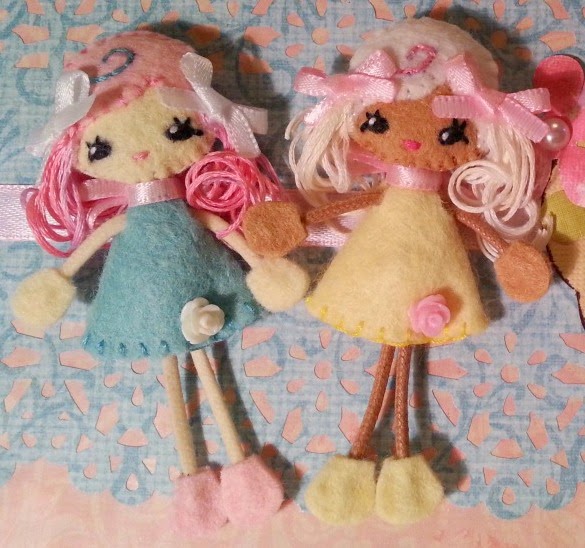 Mimi and Zara Sunshine Teeny Pocket Dolls