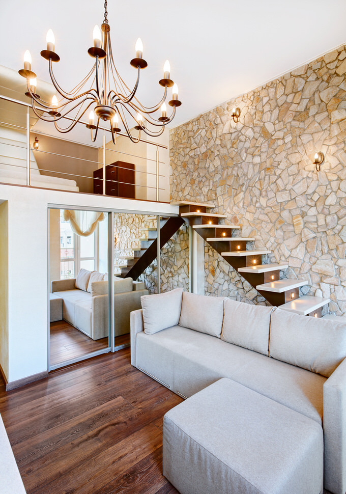 25 Living Rooms with Stone Walls Decor Units