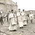 Ceremonia religiosa Plaza de ituango : Año 1964