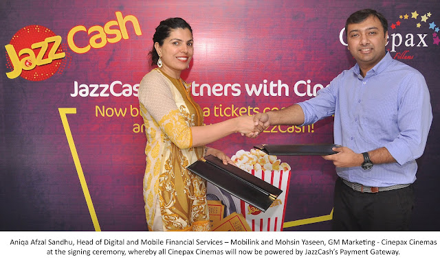 JazzCash to Offer a One-Touch Solution for Ticket Purchase at Cinepax