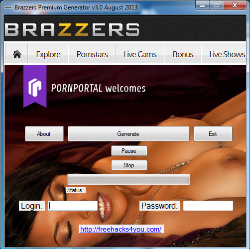 girl: Brazzers Premium Account v3.0 AUGUST 2013