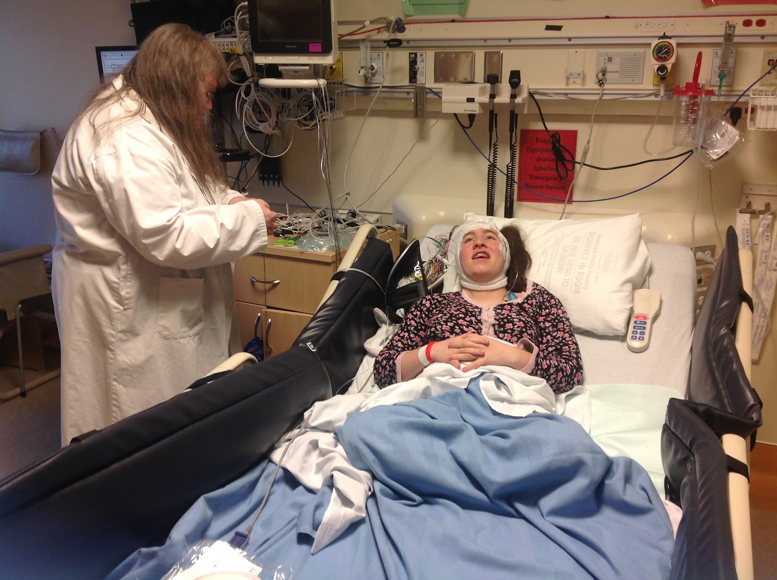 Sleep study hook up pictures
