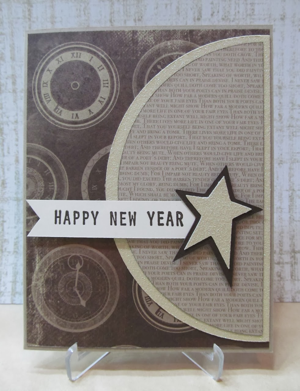 Savvy Handmade Cards: Handmade New Year's Card