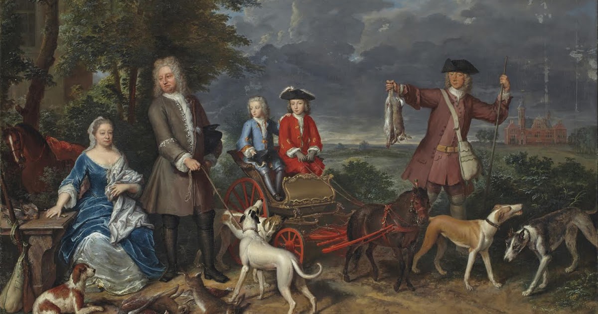 Gerard Hoet Portrait of the family Quarles (1725)