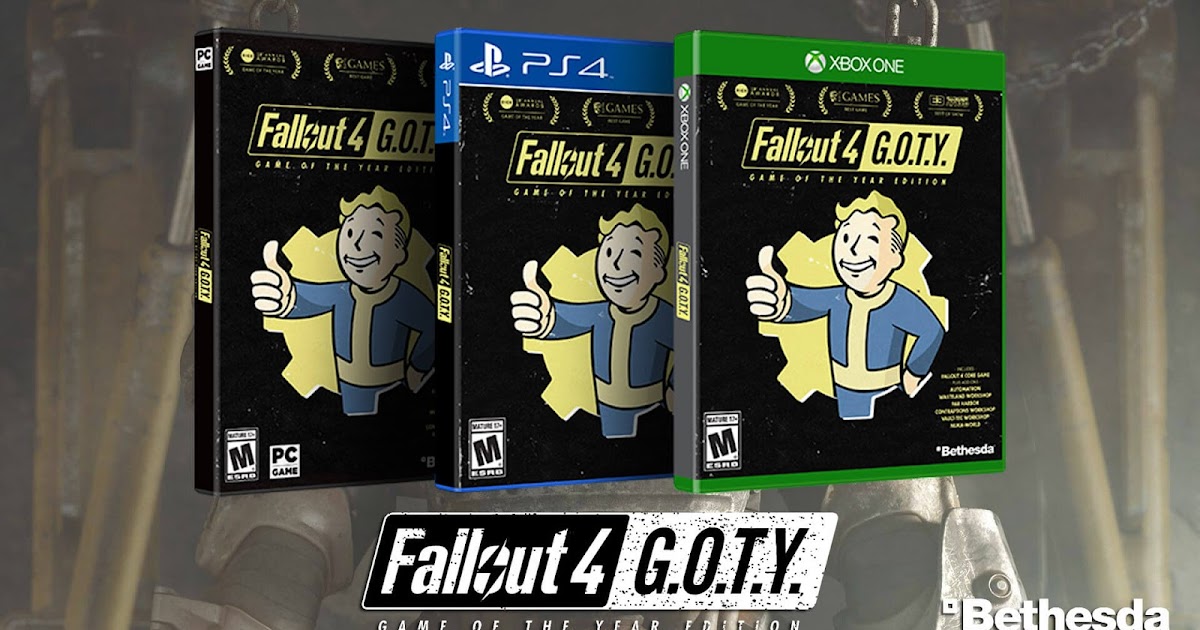 fallout 4 goty edition content on disc fallout 4 goty edition content on disc