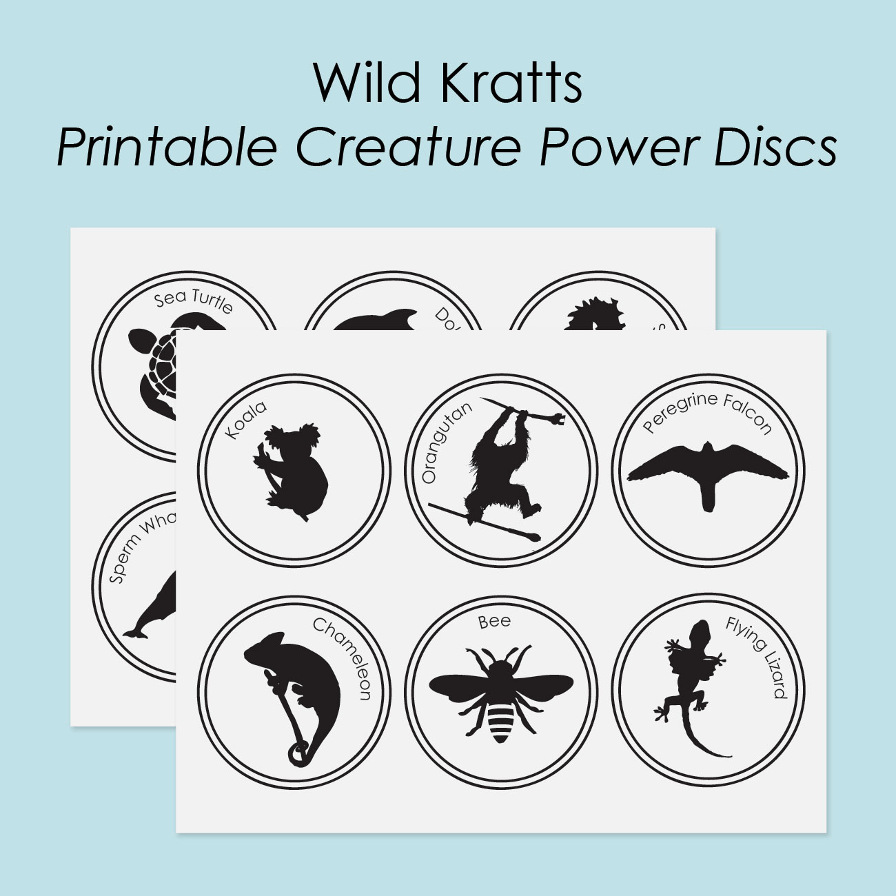 Bright Apple Blossom Free Printable Creature Power Discs Bright Apple Blossom Free Printable Creature Power Discs