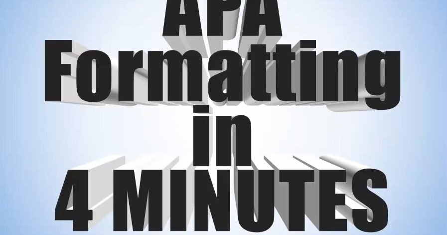 Documentation Style: APA Guide (Based on the 6th Edition): Formatting