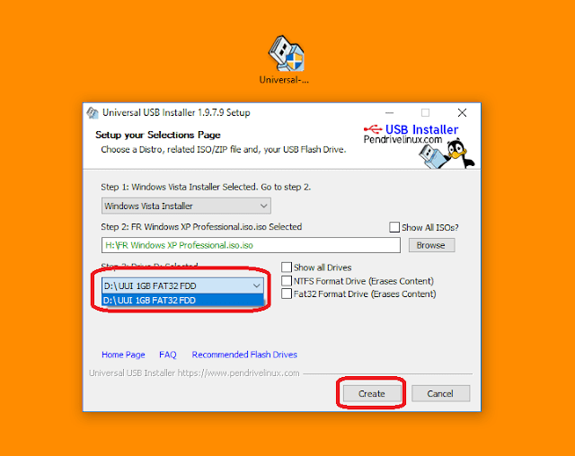 حرق الويندوز والينكس والماك على فلاشة Usb بسرعة مع برنامج Universal USB Installer 