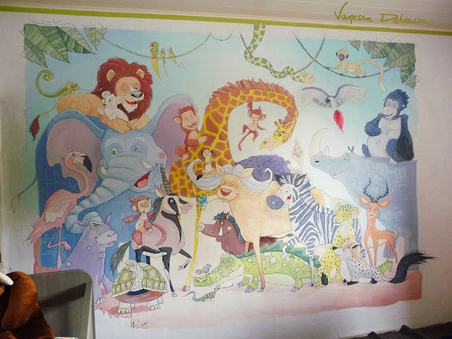 Vanessa Delvaux: Fresques