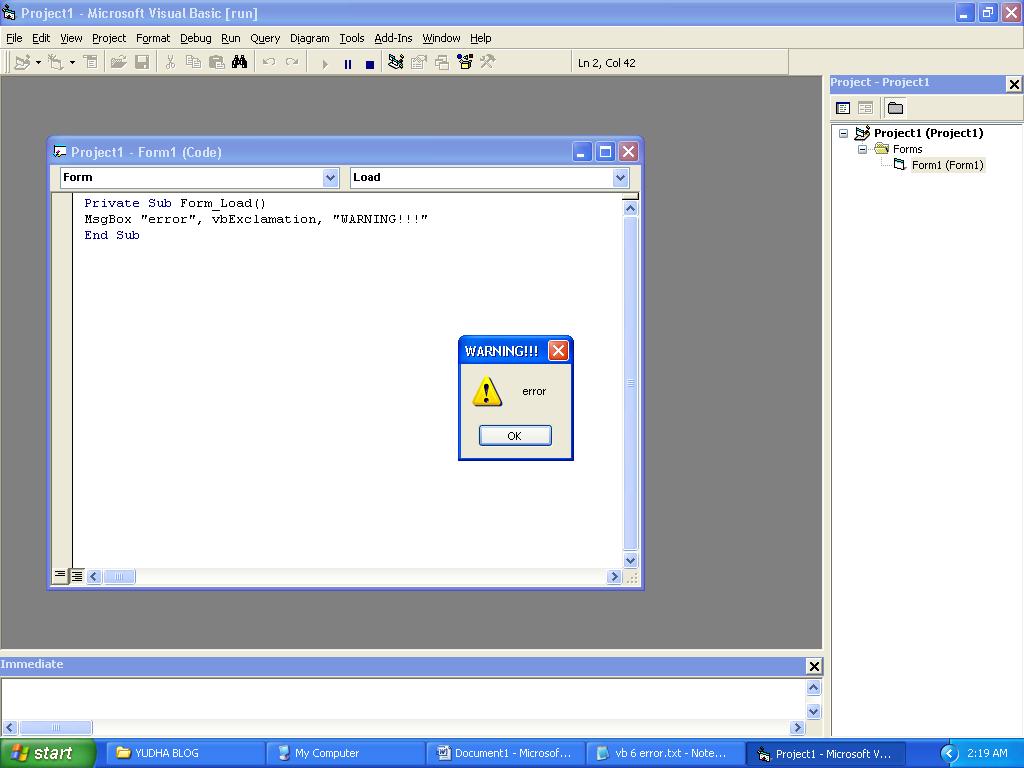 Микро ошибка. Vb 6. Visual Basic 6.0 как открыть файл. Текстовое поле с переносом vb6. 2000 - Джон Коннэлл - Visual Basic 6.0 Введение в программирование баз данных.