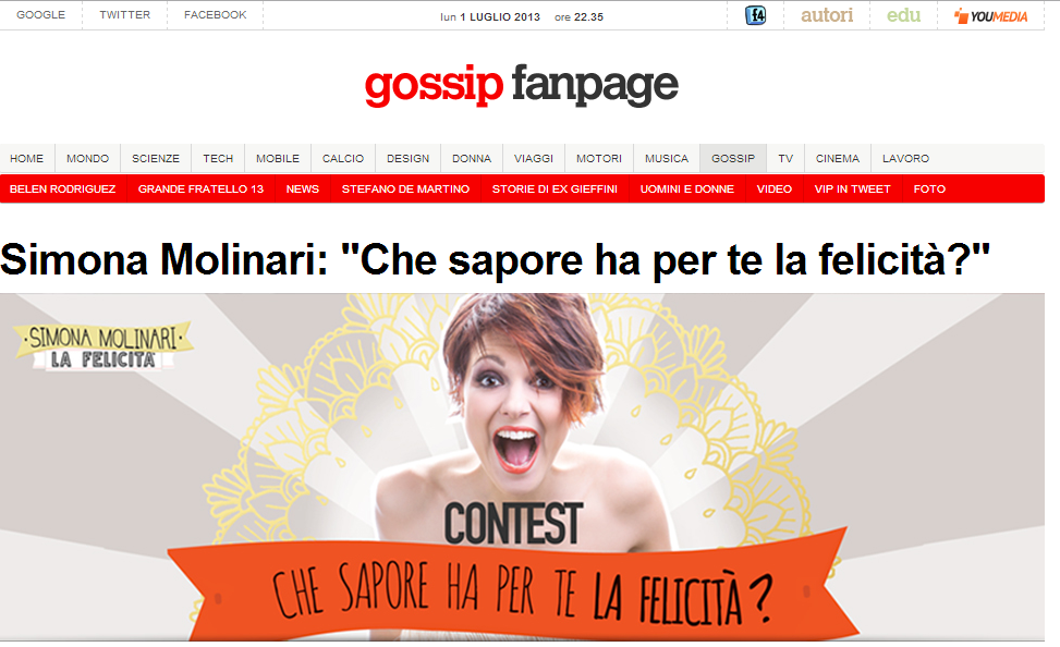 Migliori siti di gossip italiani * Scuolissima.com