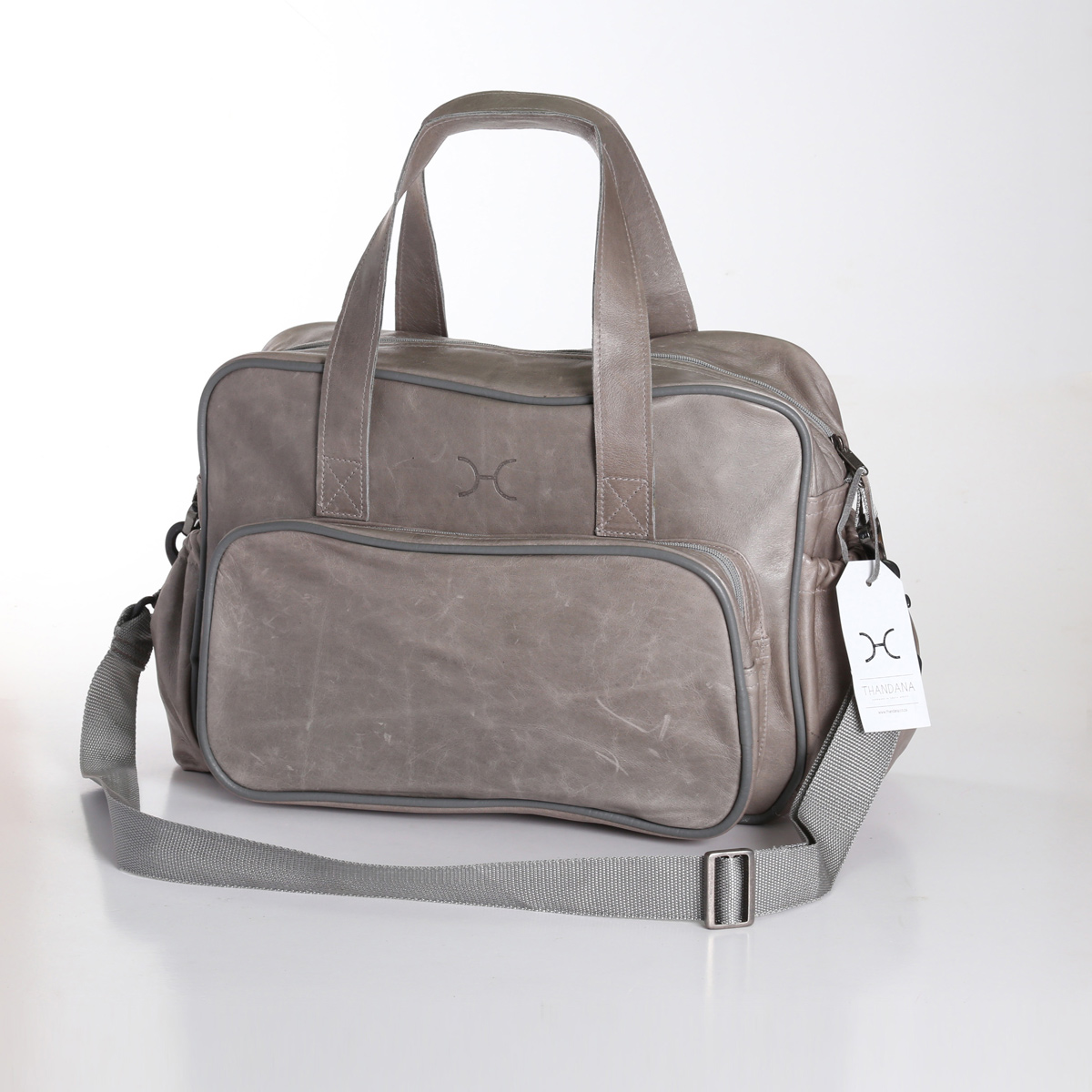 Macaroon Collection Thandana full leather designer nappy bags