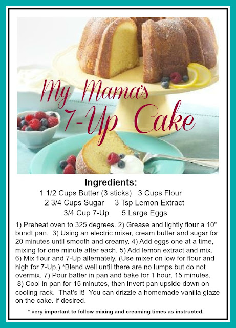 Facebook, Facebook Posts, 7Up Cake, Dessert