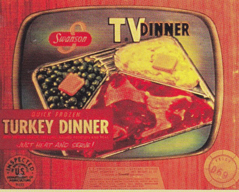 vintage advertising Swanson TV dinners