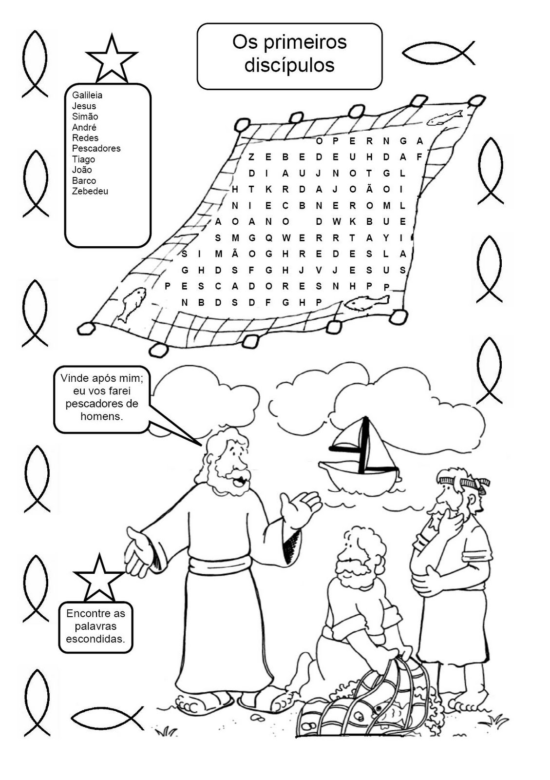 Catequese com Carinho Os Primeiros Discípulos