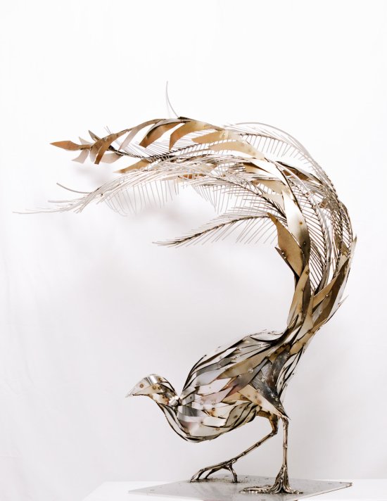 As esculturas de animais metálicos de Georgie Seccull Georgie Seccull arte esculturas metálicas de animais sucata
