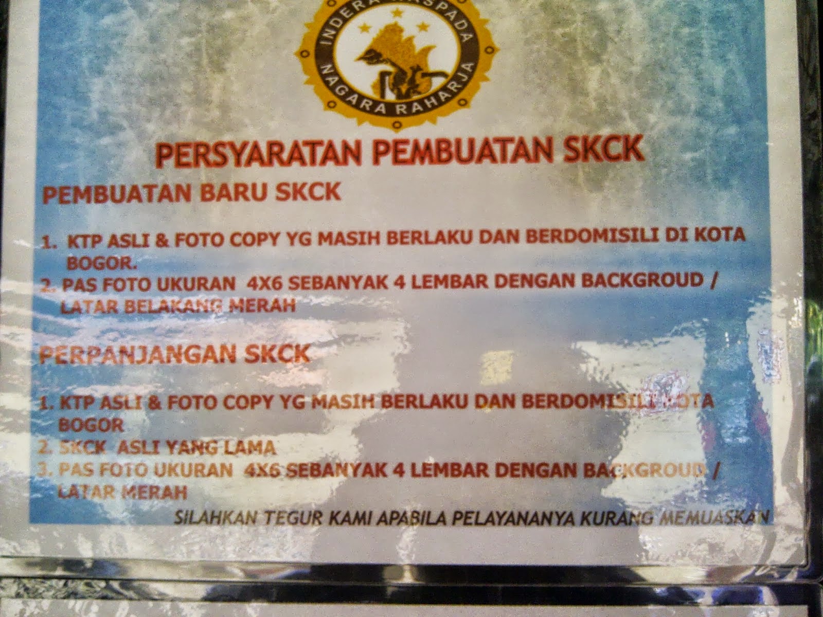 Cara Memperbarui/Memperpanjang SKCK Lama Cara Memperbarui/Memperpanjang SKCK Lama