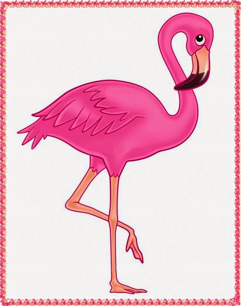 Mewarnai Gambar Burung Flamingo