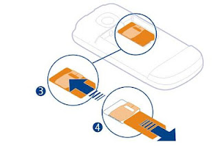 Como inserir um chip no nokia c2-05