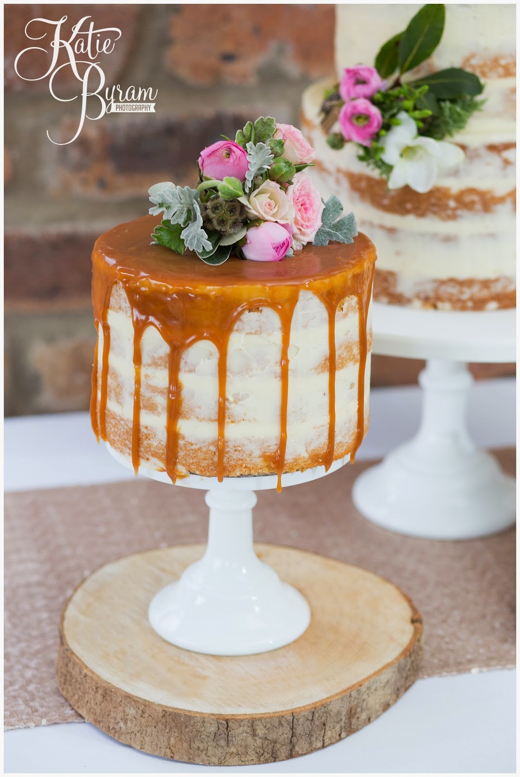 salted caramel wedding cake, the master cakesmith, dawn cake maker, newton hall, ellingham hall, alnwick garden, northumberland wedding cake, northumberland wedding, katie byram photography