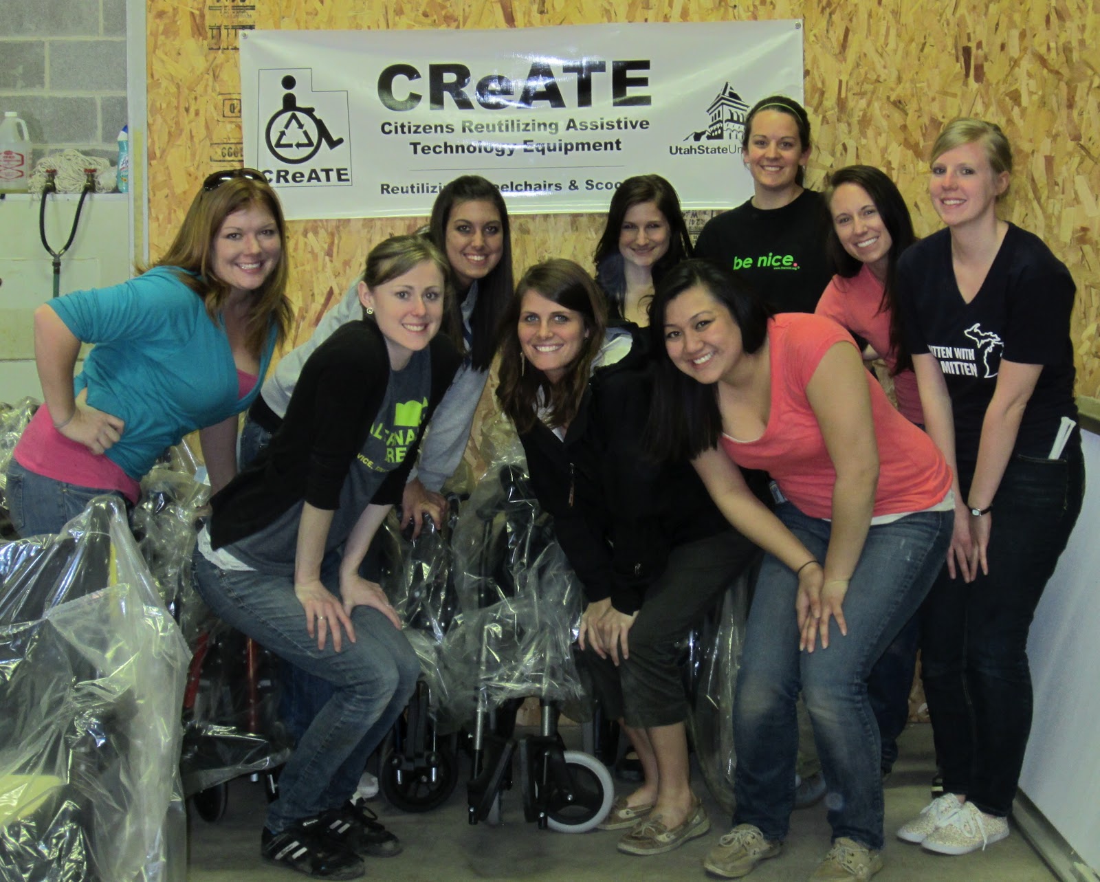 Utah Assistive Technology Program: Michigan students volunteer during