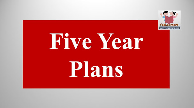Five Year Plans