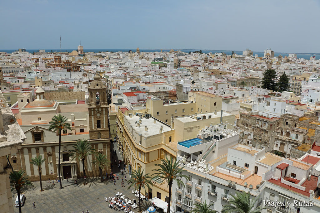 Vistas desde la Torre del Reloj de Cádiz