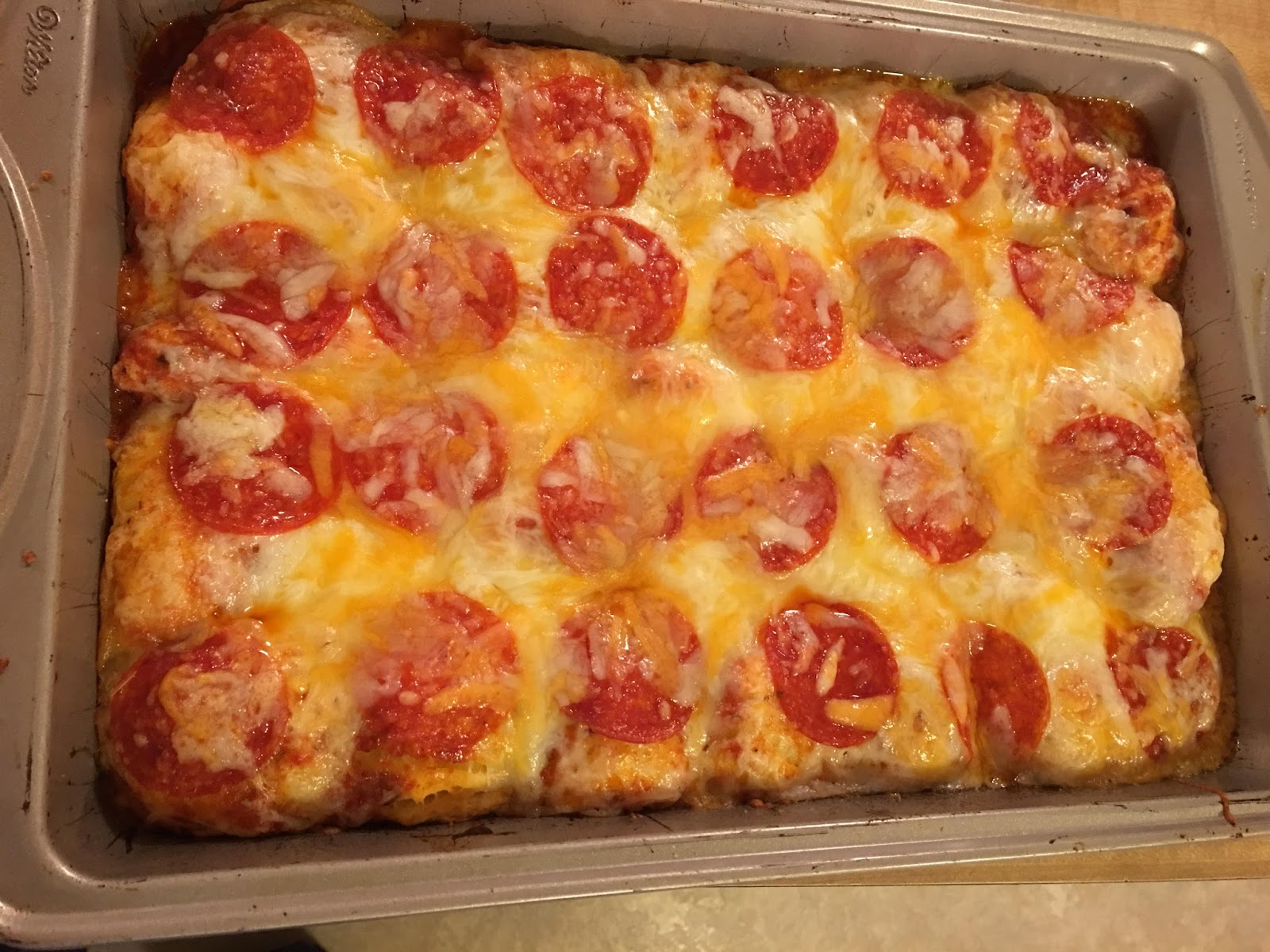Woman to Woman Bubble Up Pizza Bake