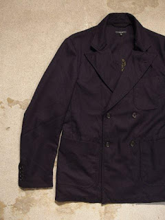 Engineered Garments "Dexter Jacket in Navy Uniform Serge" Fall/Winter 2015 SUNRISE MARKET