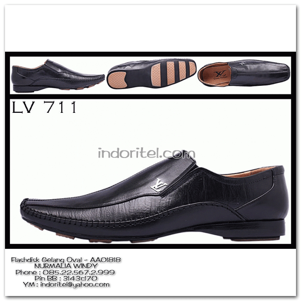 indoritel: Sepatu Pantofel Louis Vuitton - AA01987