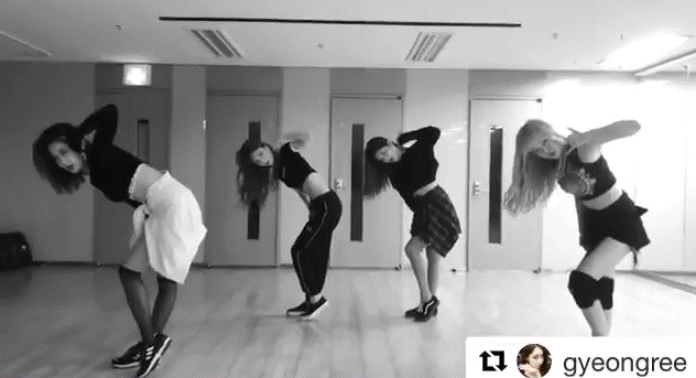 경리 인스타에 올라온 나인뮤지스 안무영상 | 인스티즈