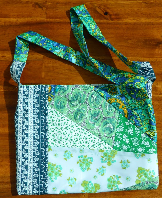 LinsArt Crazy Patchwork Peg Bags